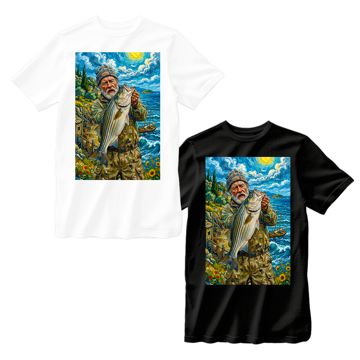 huetitch T-shirt Fish 01-01