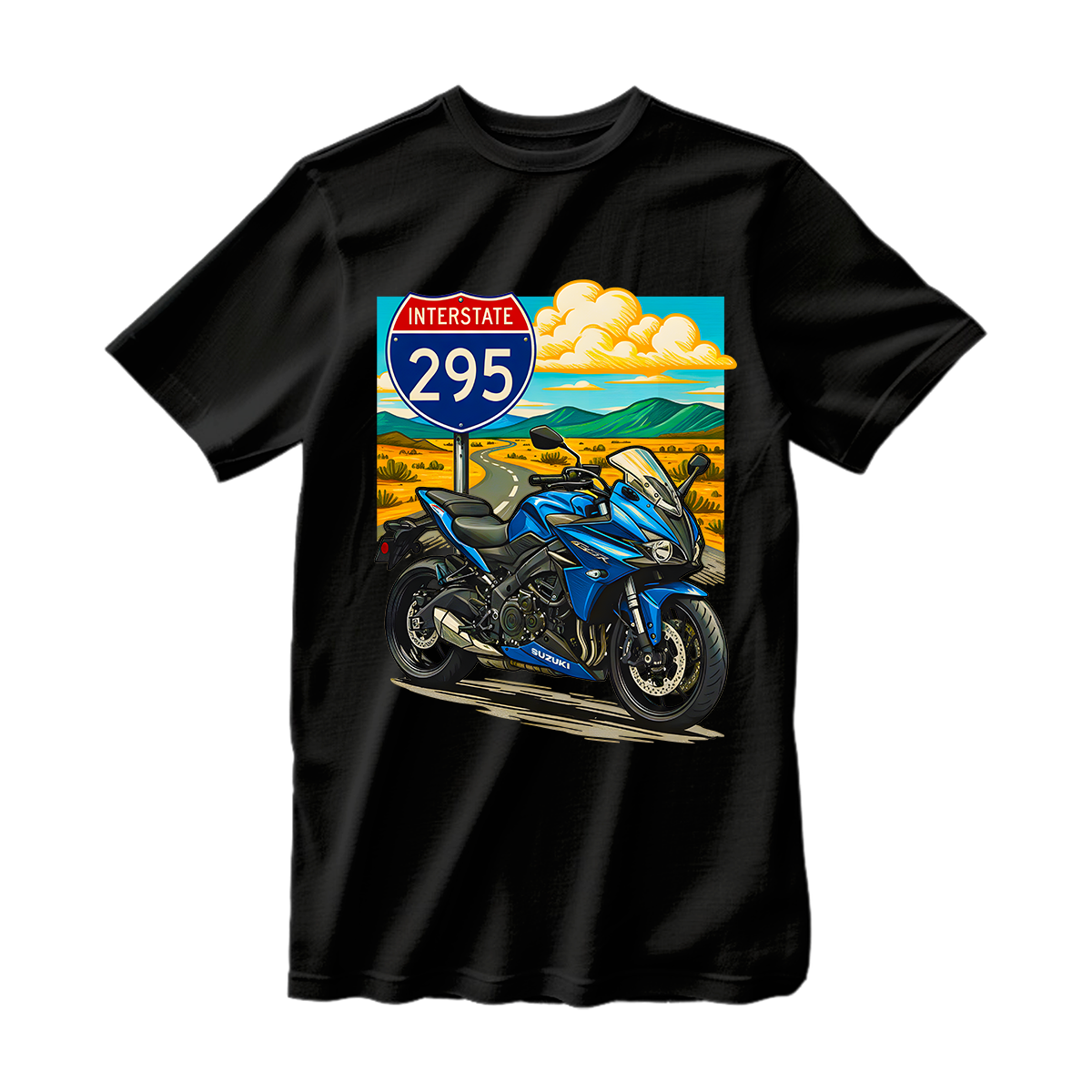 huetitch T-shirt Motorcycle 01-07