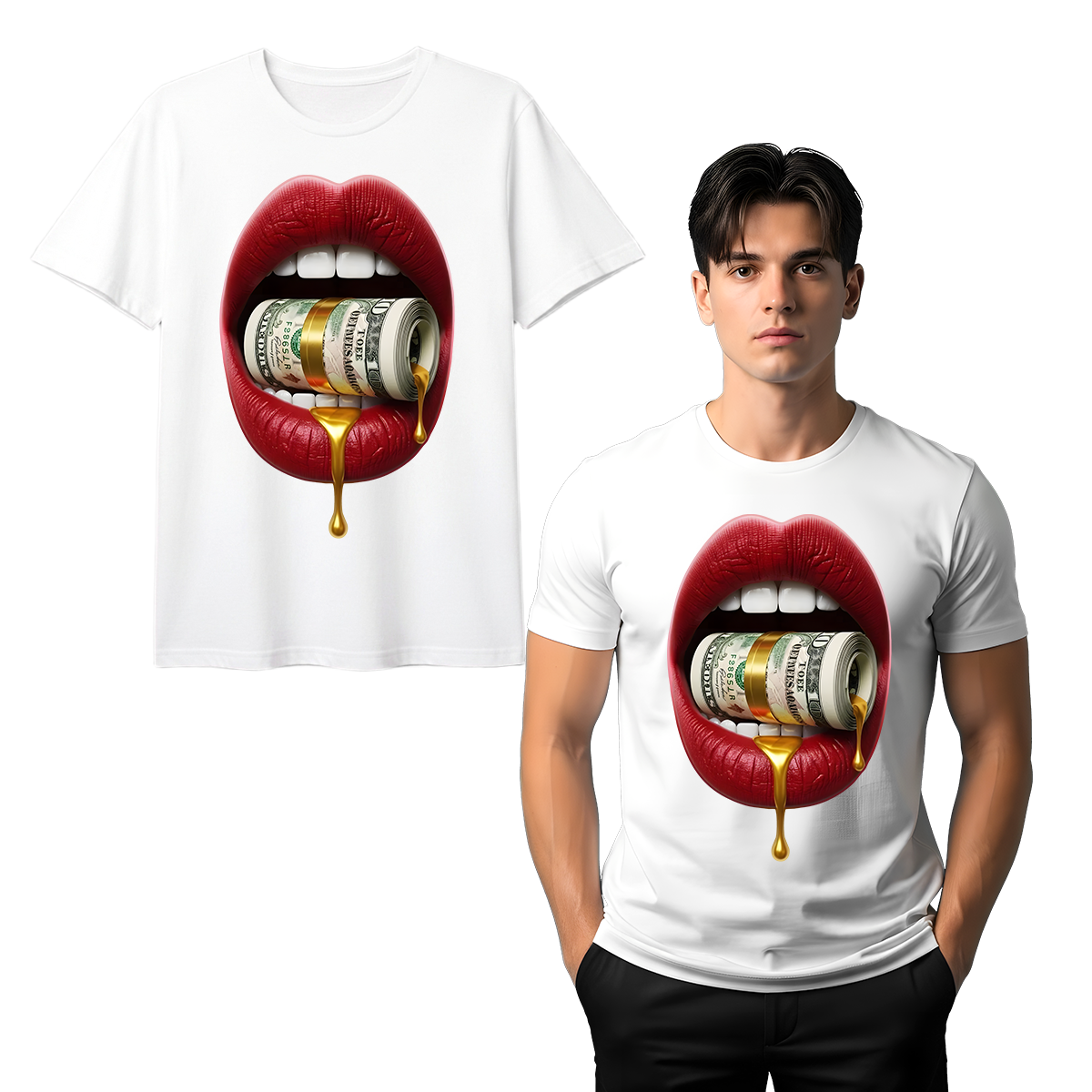"Cash Kiss" T-shirt