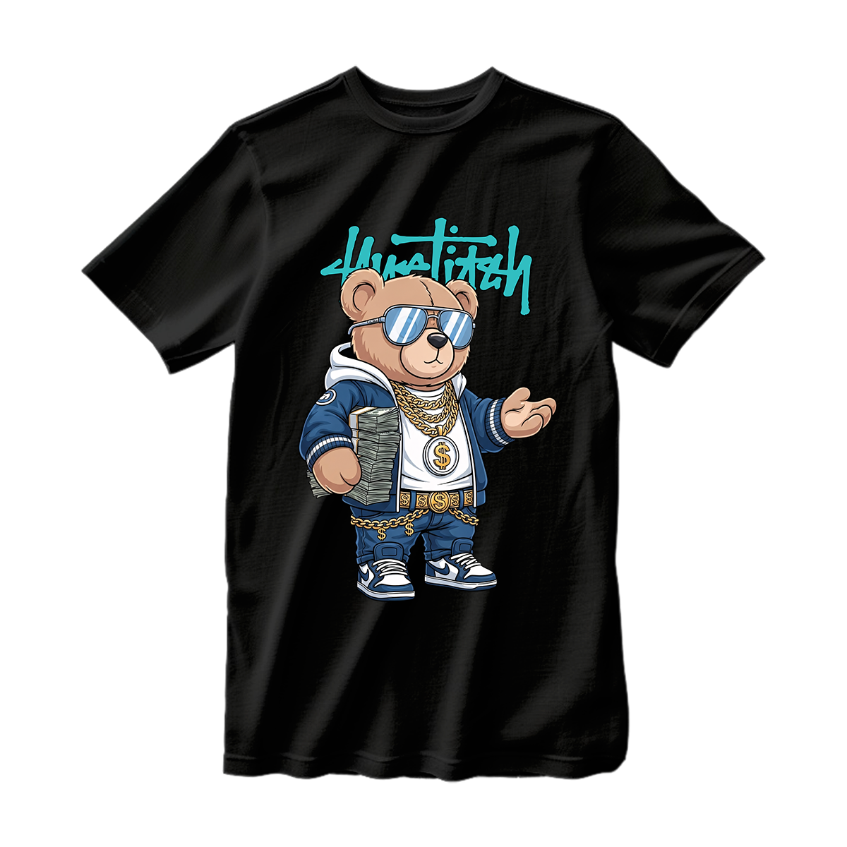 huetitch T-shirt bear 01-14