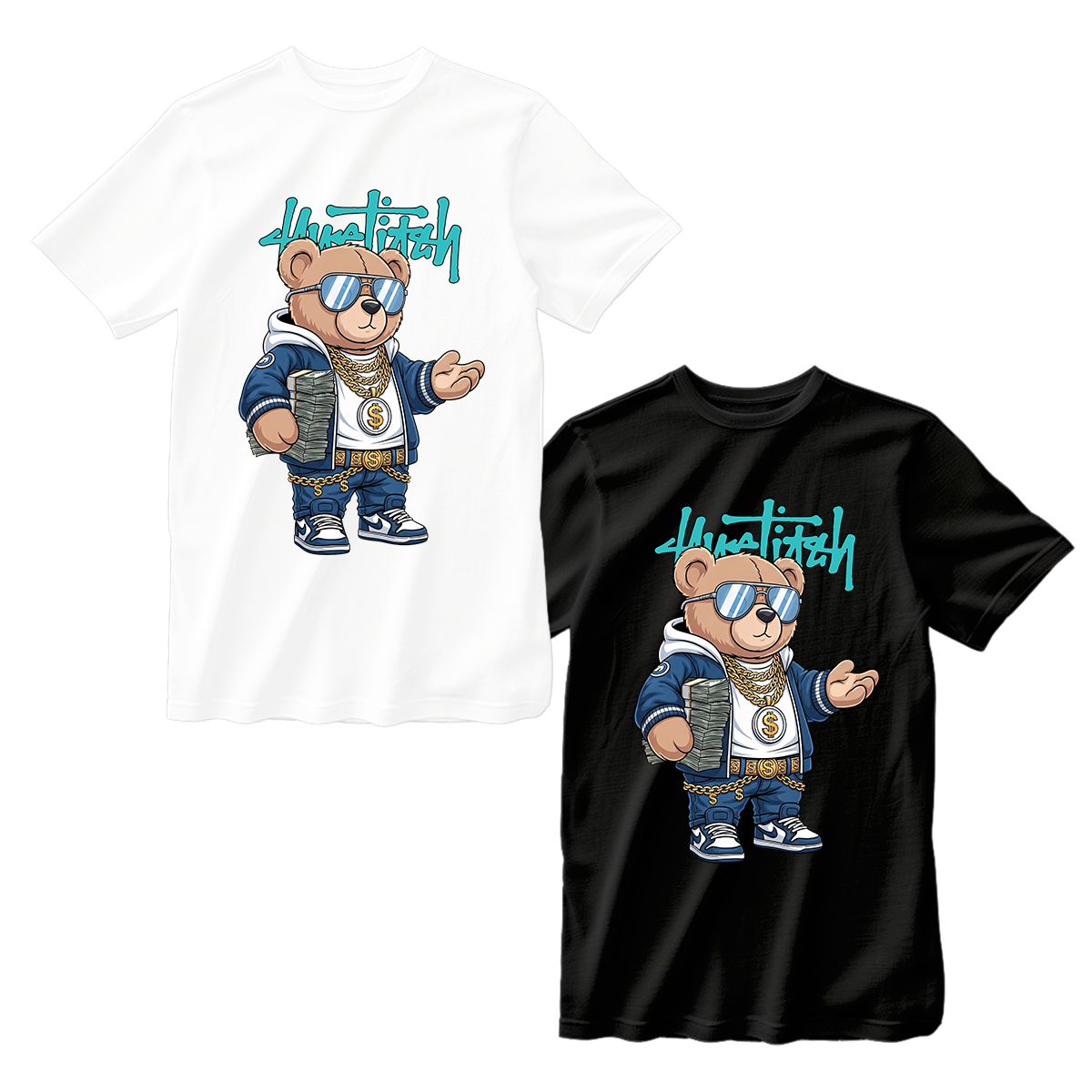 huetitch T-shirt bear 01-14
