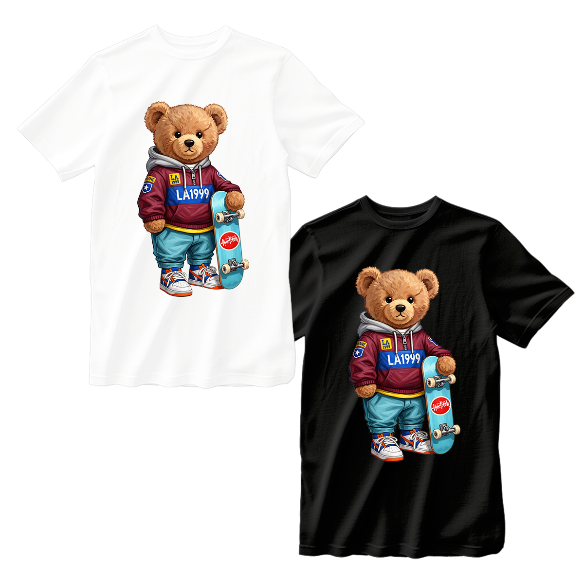 huetitch T-shirt bear 01-16