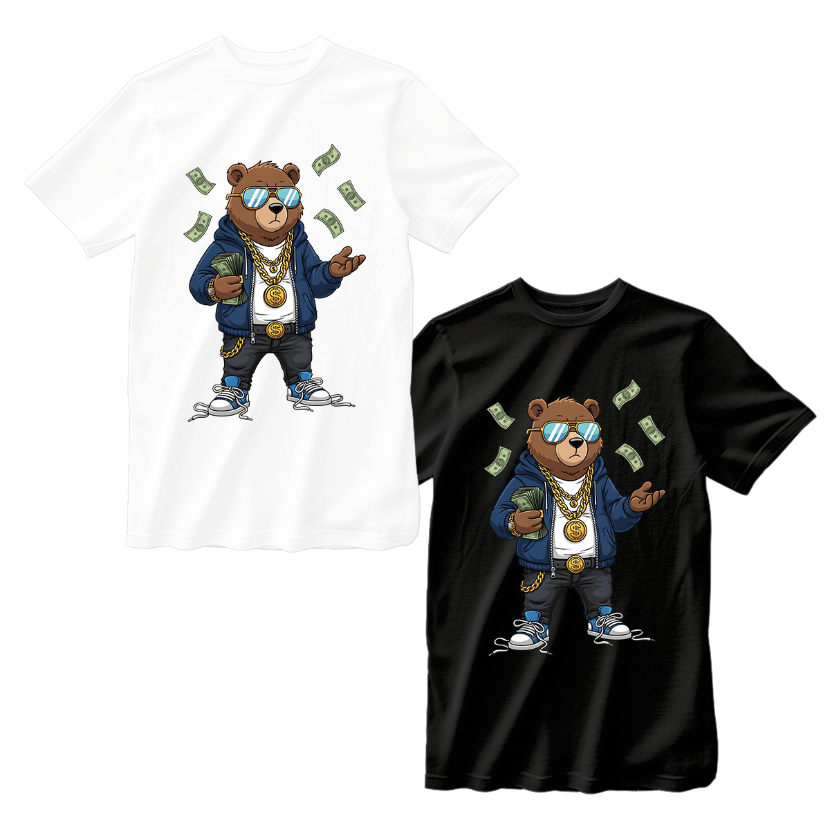 huetitch T-shirt bear 01-17