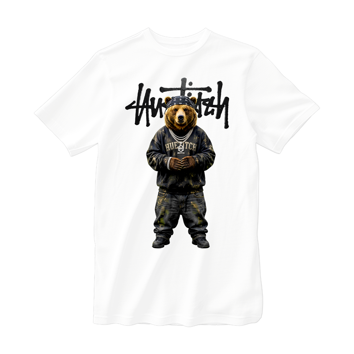 huetitch T-shirt bear 01-18
