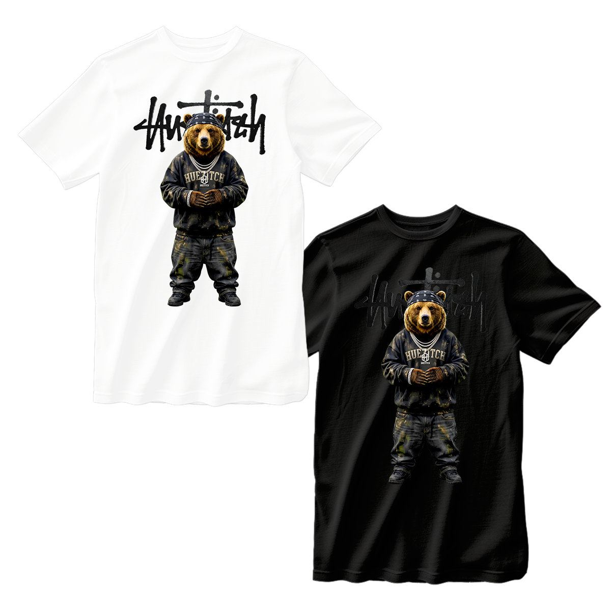 huetitch T-shirt bear 01-18