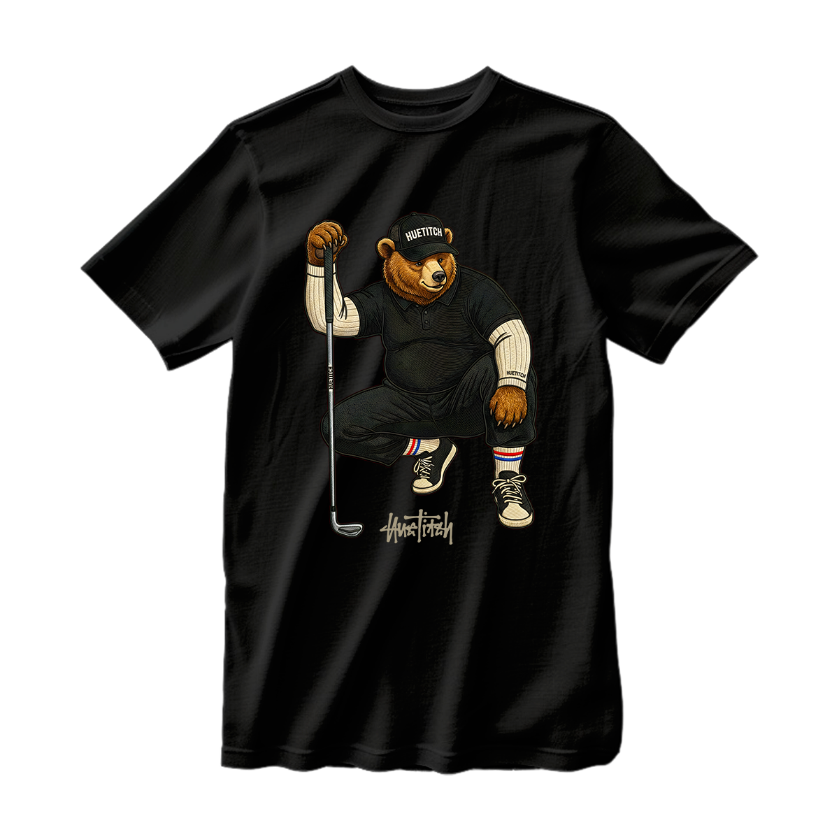 huetitch T-shirt bear 01-19