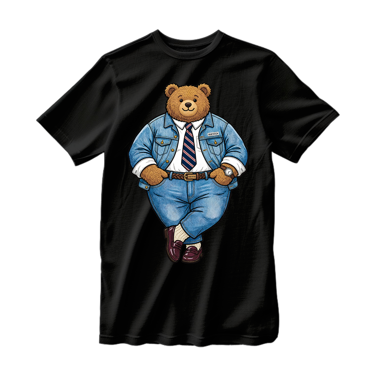 huetitch T-shirt bear 01-23