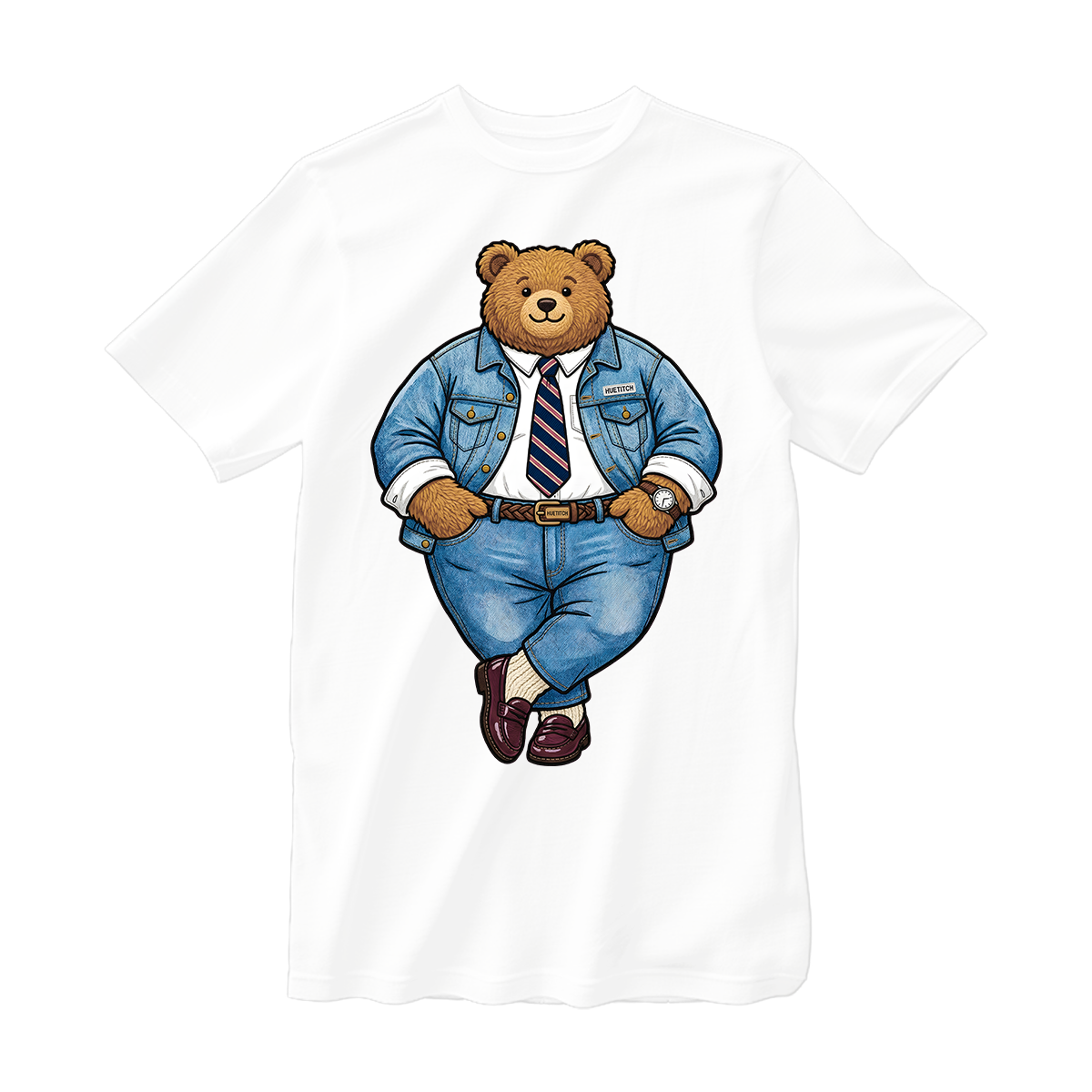 huetitch T-shirt bear 01-23
