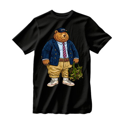 huetitch T-shirt bear 01-25