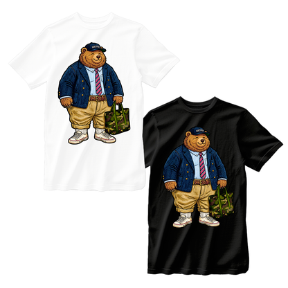 huetitch T-shirt bear 01-25