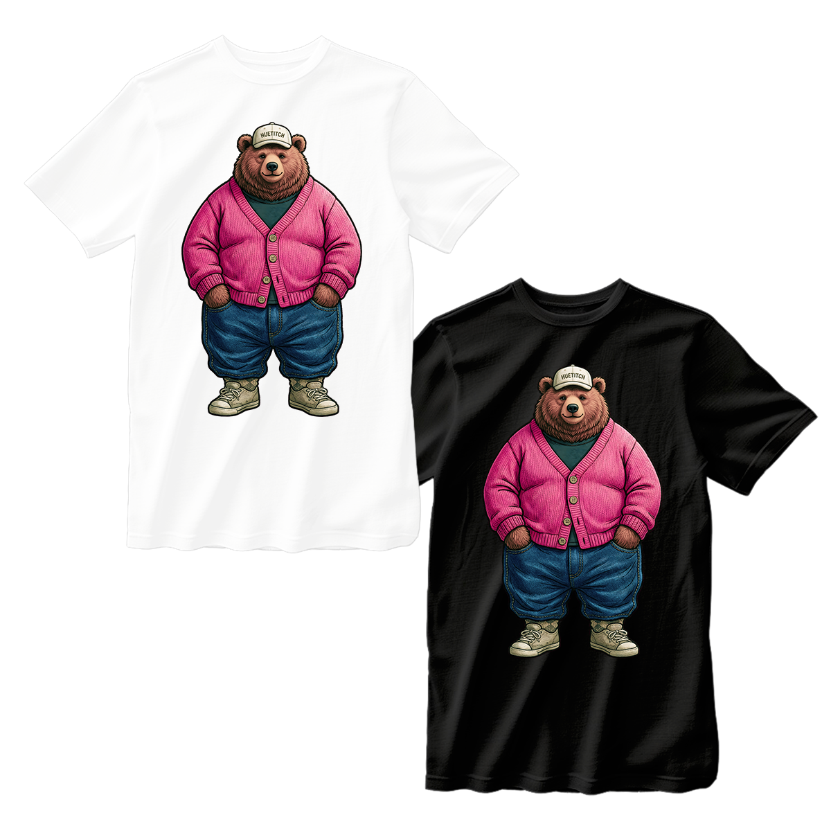 huetitch T-shirt bear 01-26