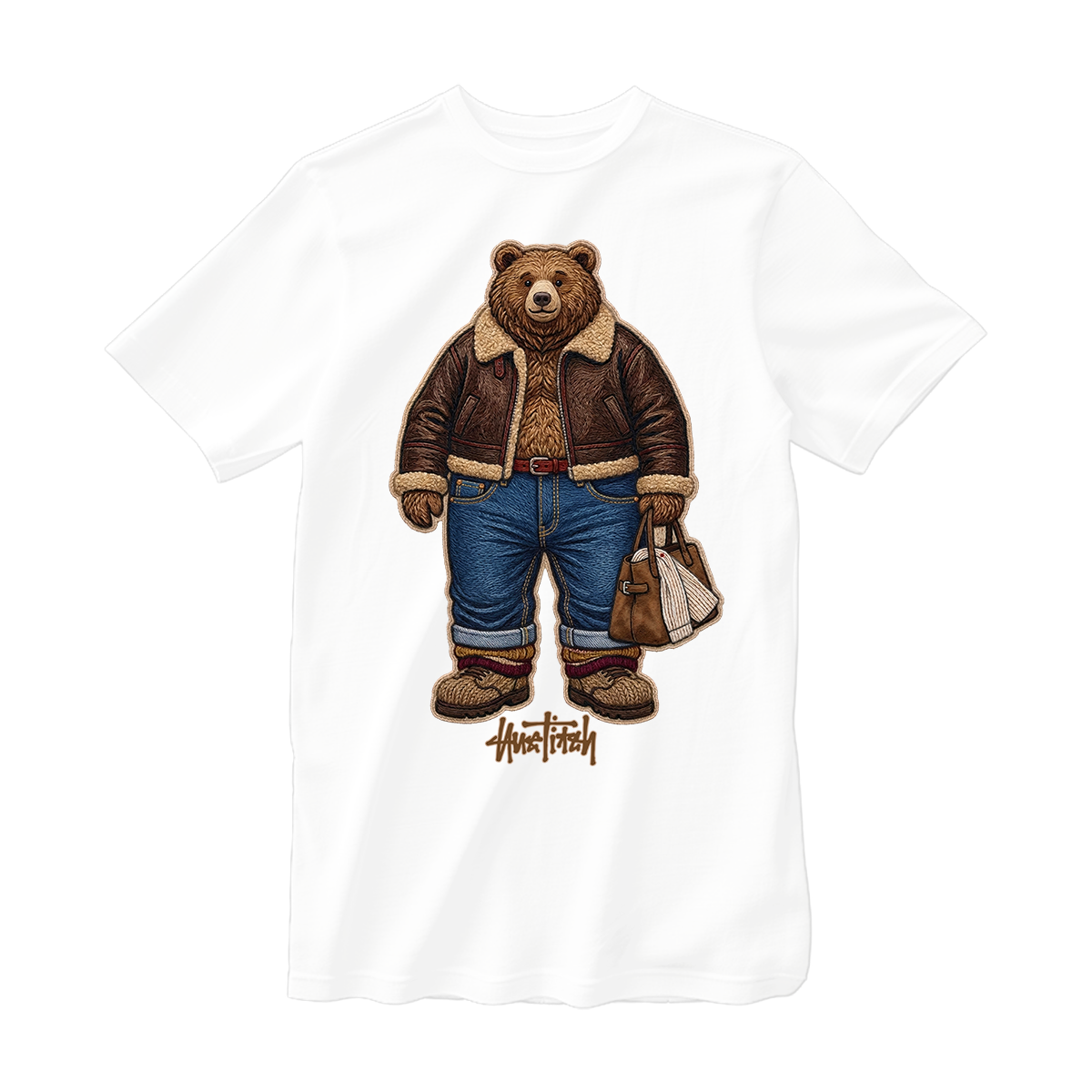 huetitch T-shirt bear 01-28