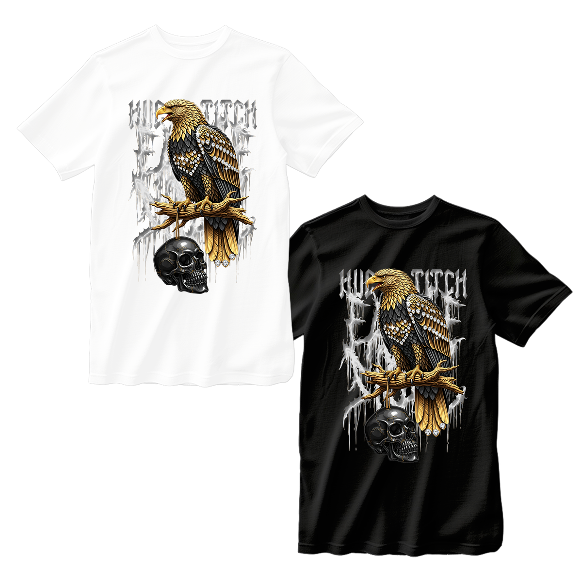 huetitch T-shirt bird 01-02