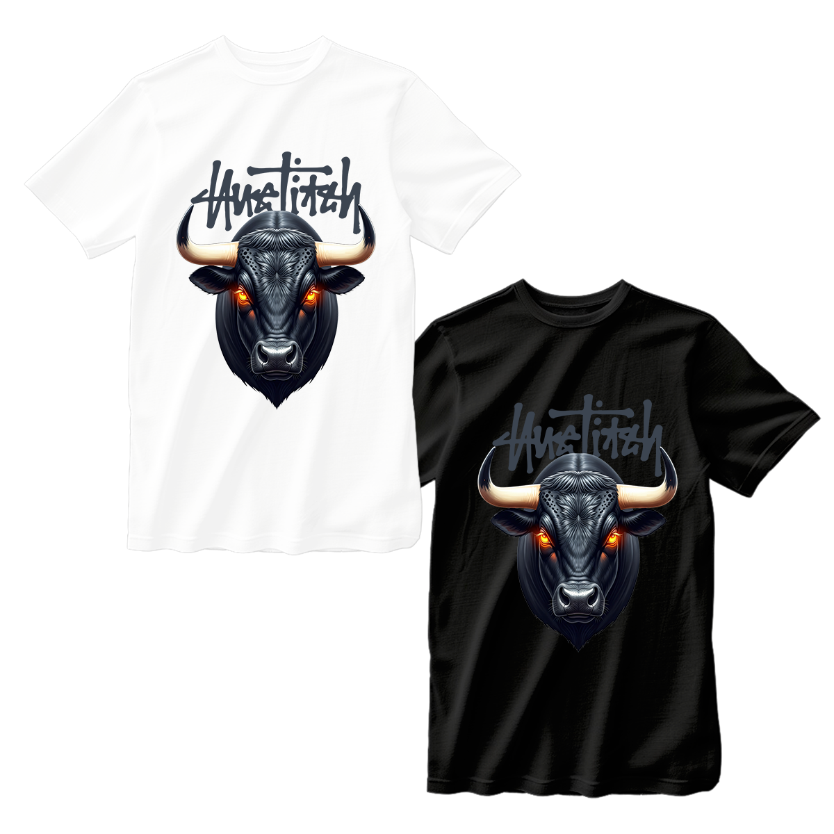 huetitch T-shirt cow 01-01