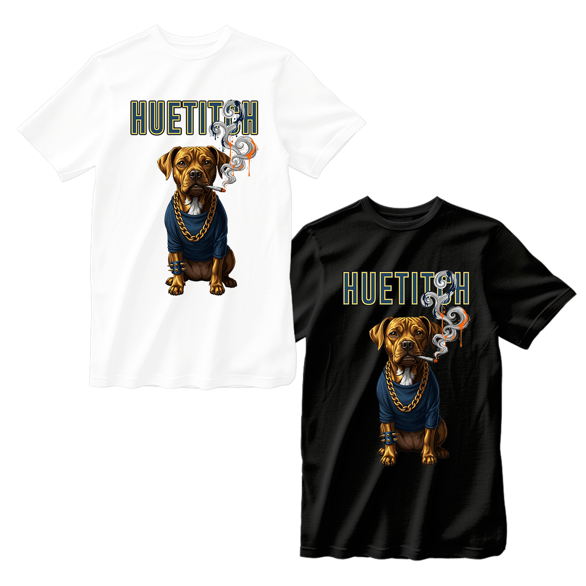 huetitch T-shirt dog 01-02