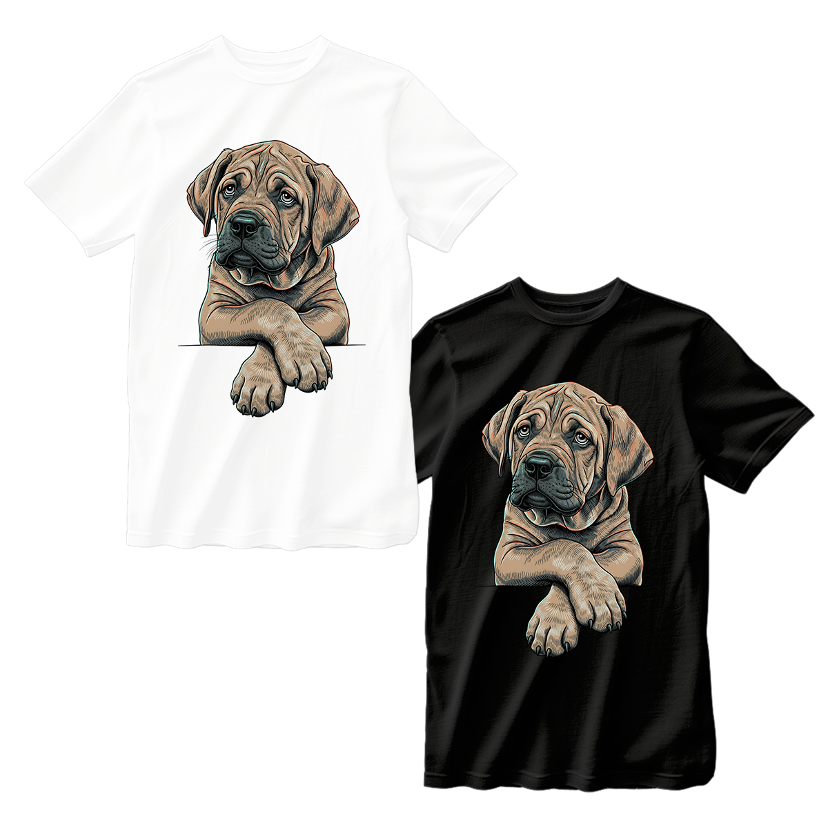 huetitch T-shirt dog 01-05