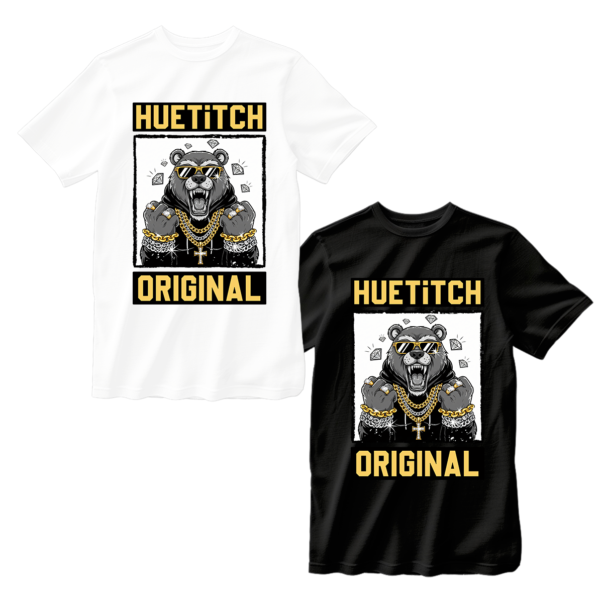 huetitch T-shirt dollar 01-01