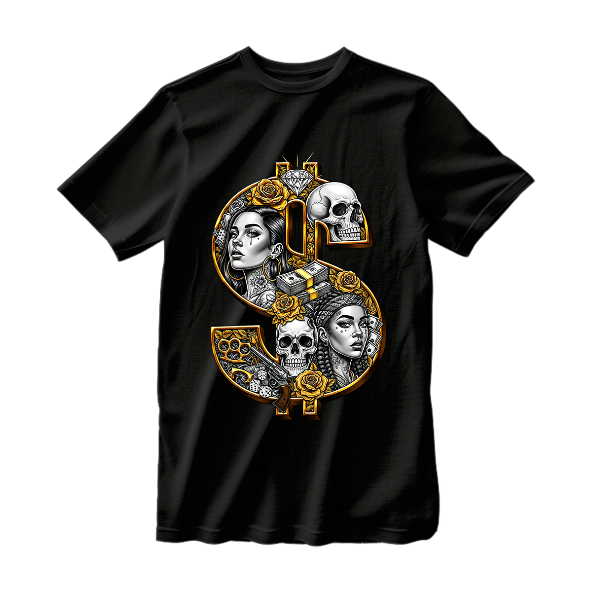 huetitch T-shirt dollar 01-02