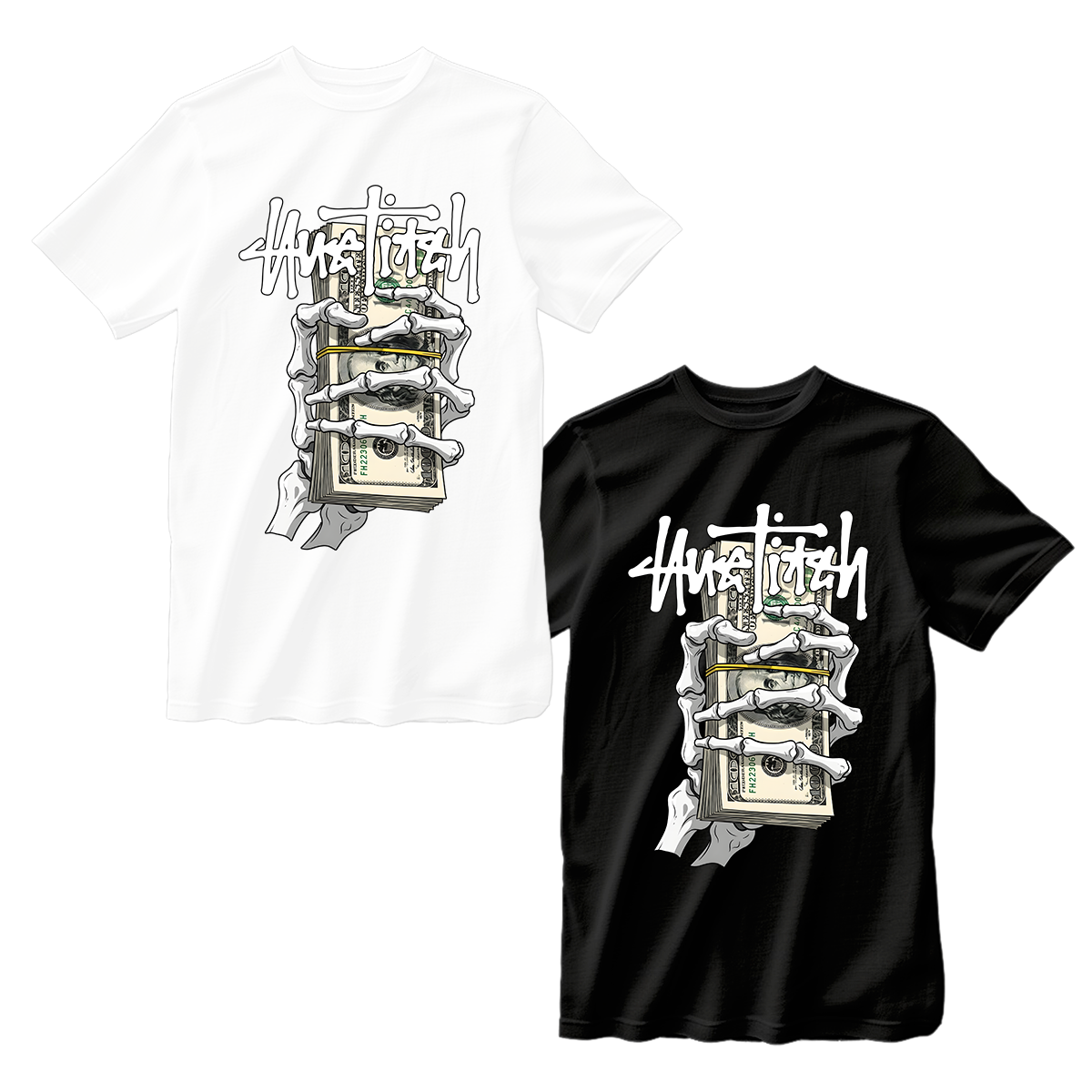 huetitch T-shirt dollar 01-15