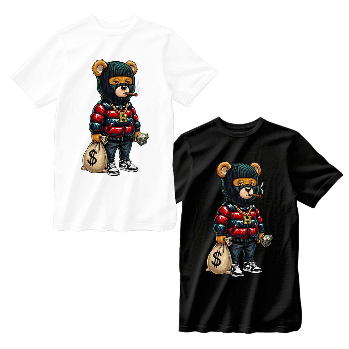 huetitch T-shirt dollar 01-16