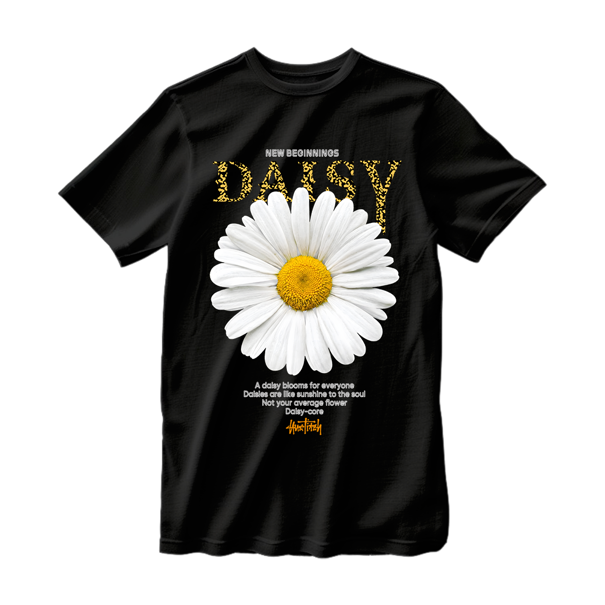 huetitch T-shirt flower 01-01