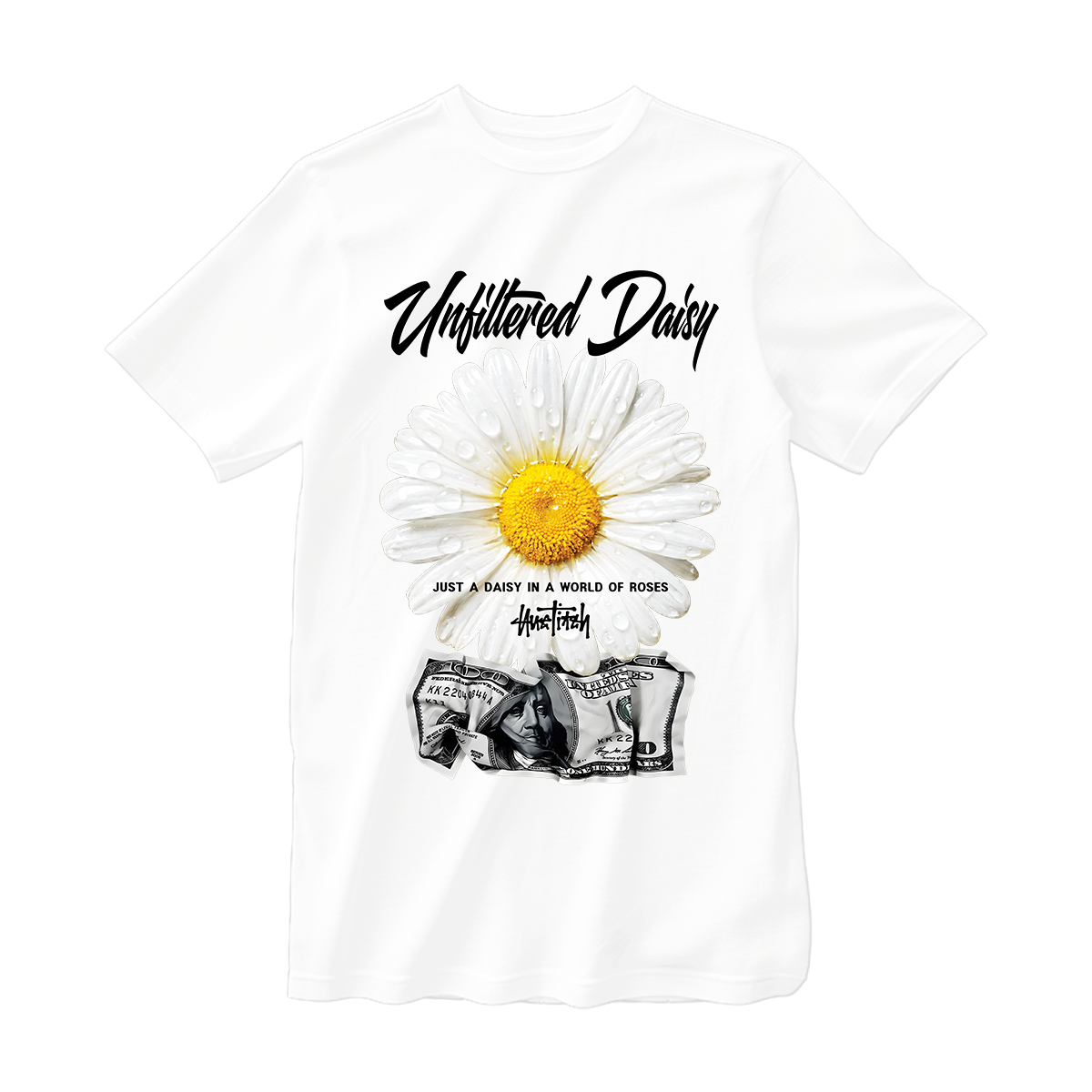 huetitch T-shirt flower 01-02