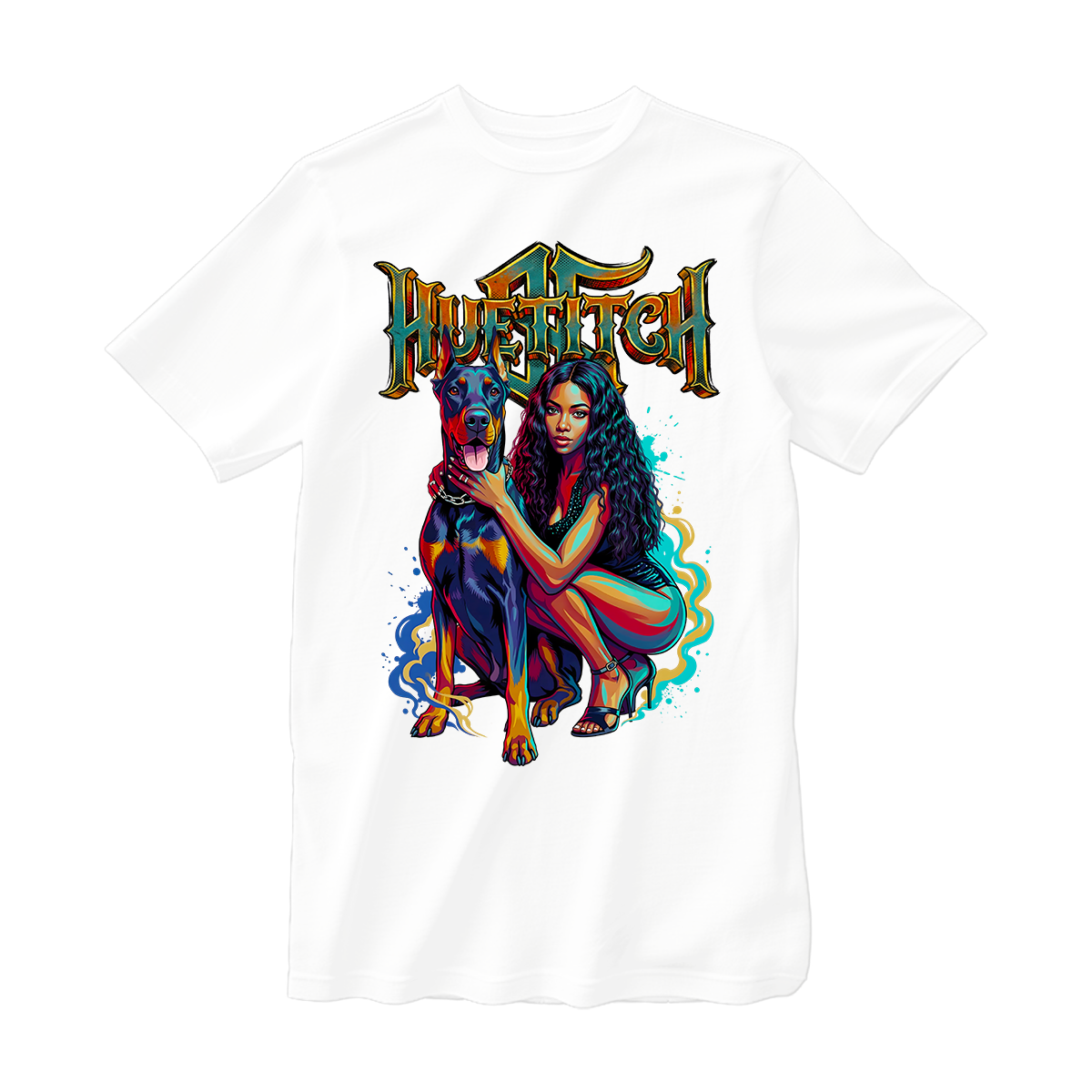 huetitch T-shirt dog 01-15