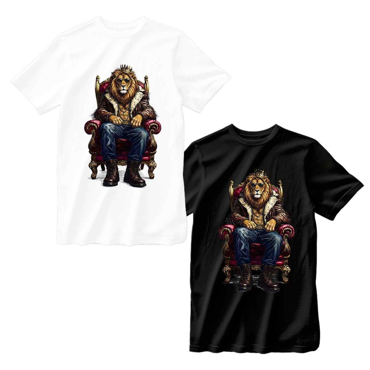 huetitch T-shirt lion 01-09