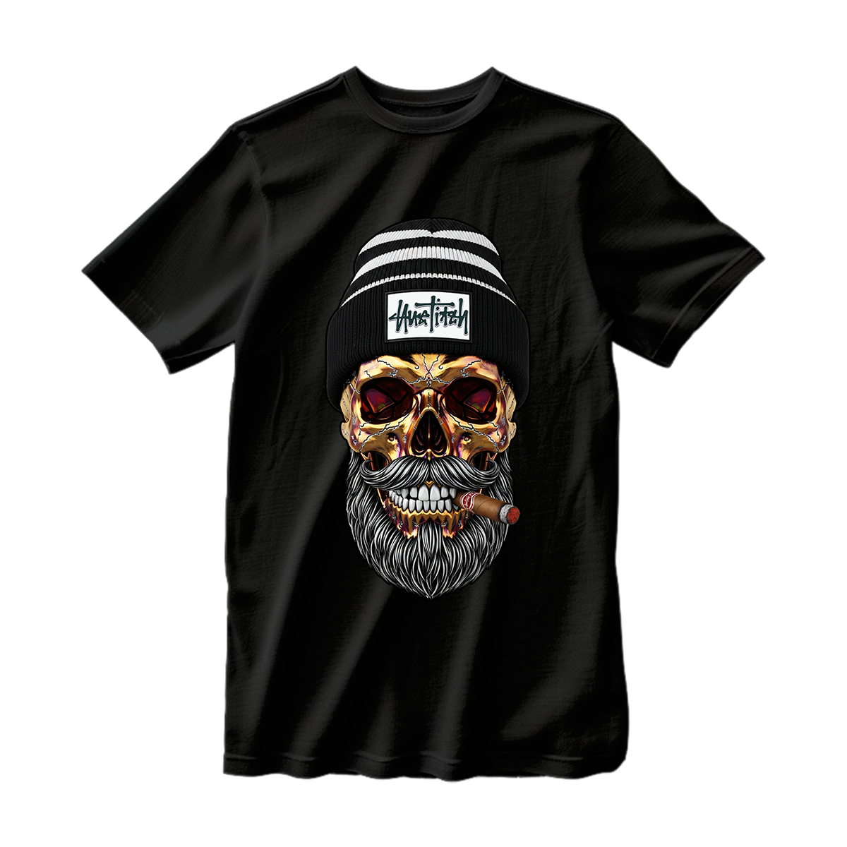 huetitch T-shirt skeleton 01-01