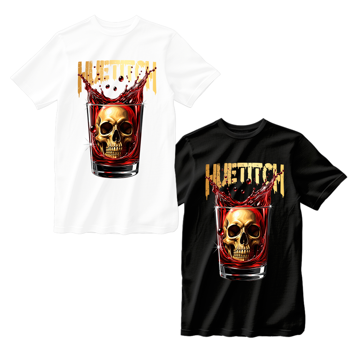 huetitch T-shirt skeleton 01-04