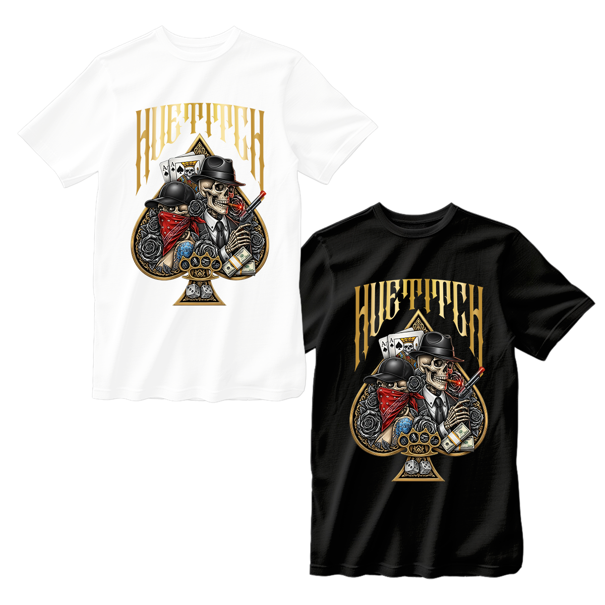 huetitch T-shirt skeleton 01-05