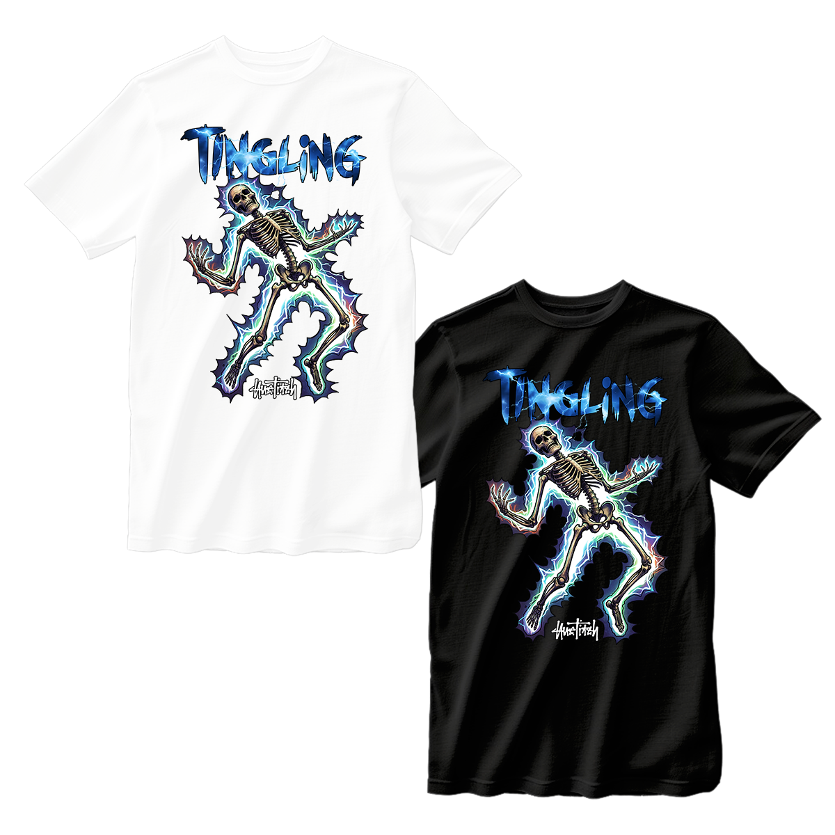 huetitch T-shirt skeleton 01-07