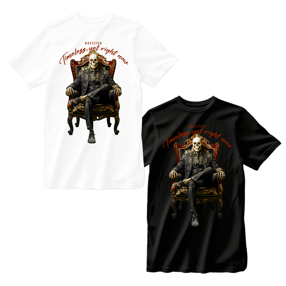 huetitch T-shirt skeleton 01-08