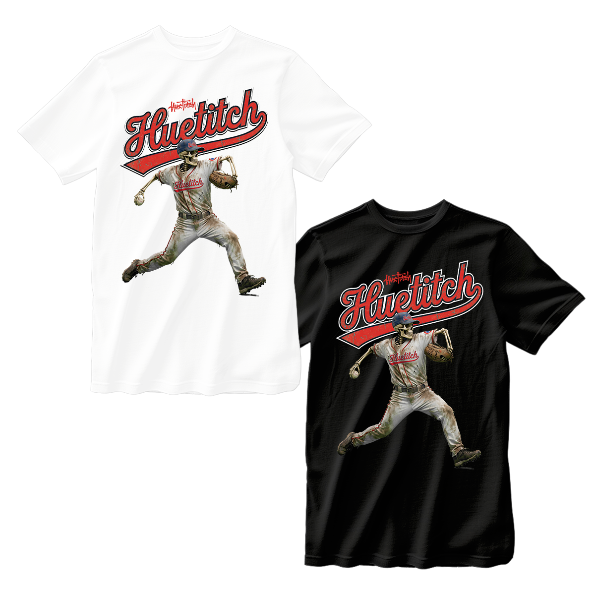 huetitch T-shirt skeleton 01-09