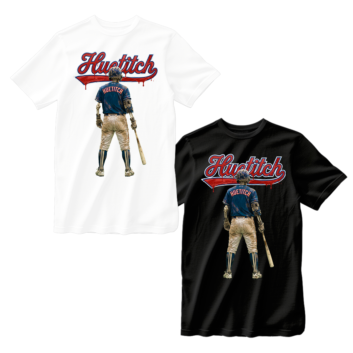 huetitch T-shirt skeleton 01-12