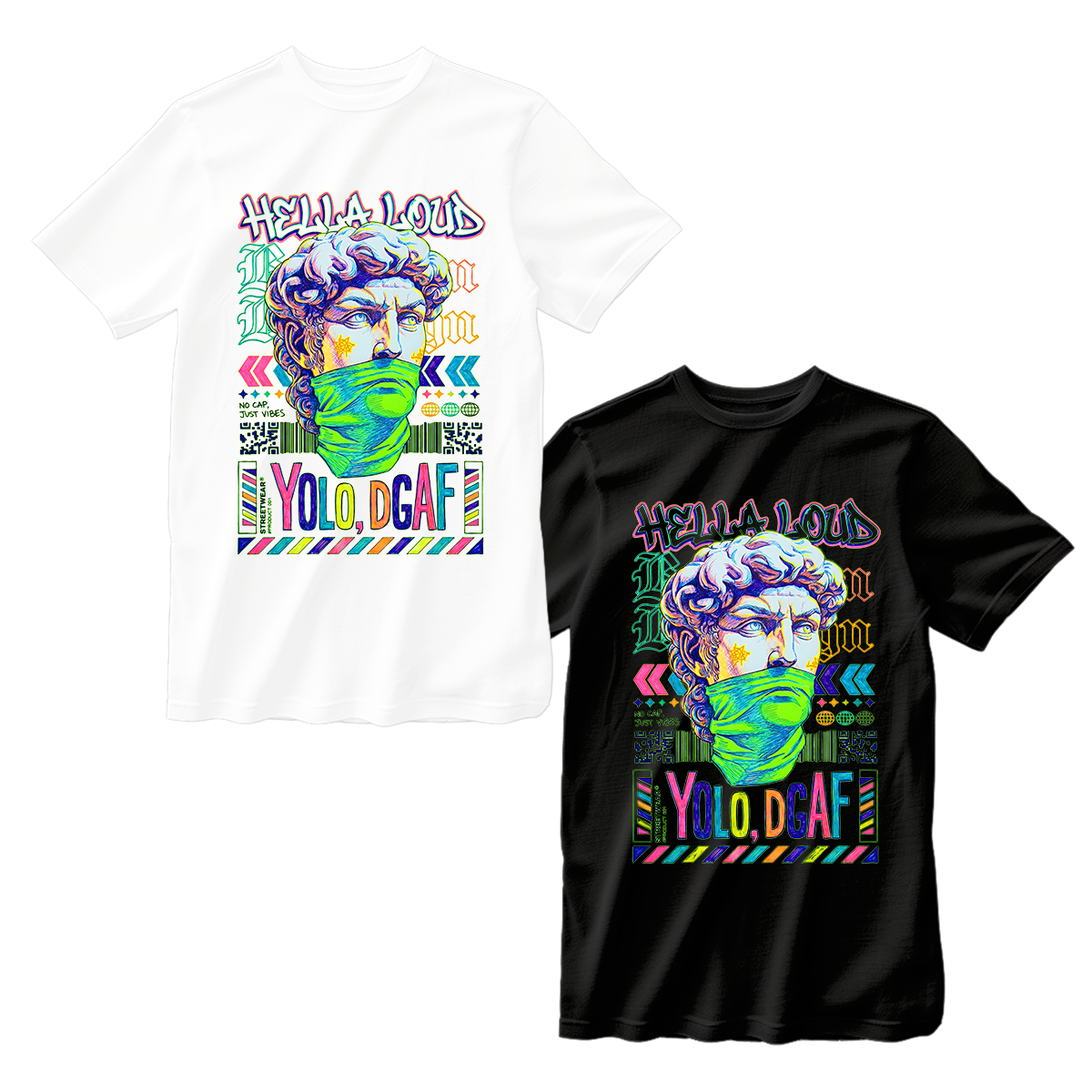 huetitch T-shirt statue 01-04