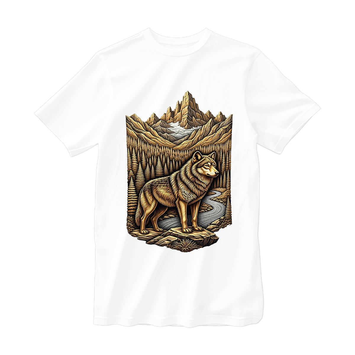huetitch T-shirt wolf-01-08