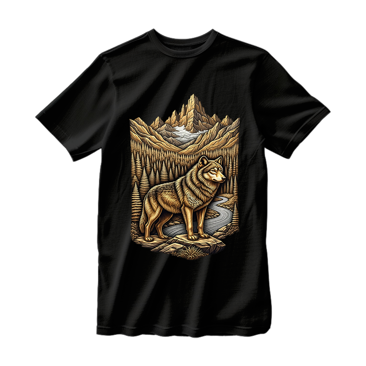 huetitch T-shirt wolf-01-08