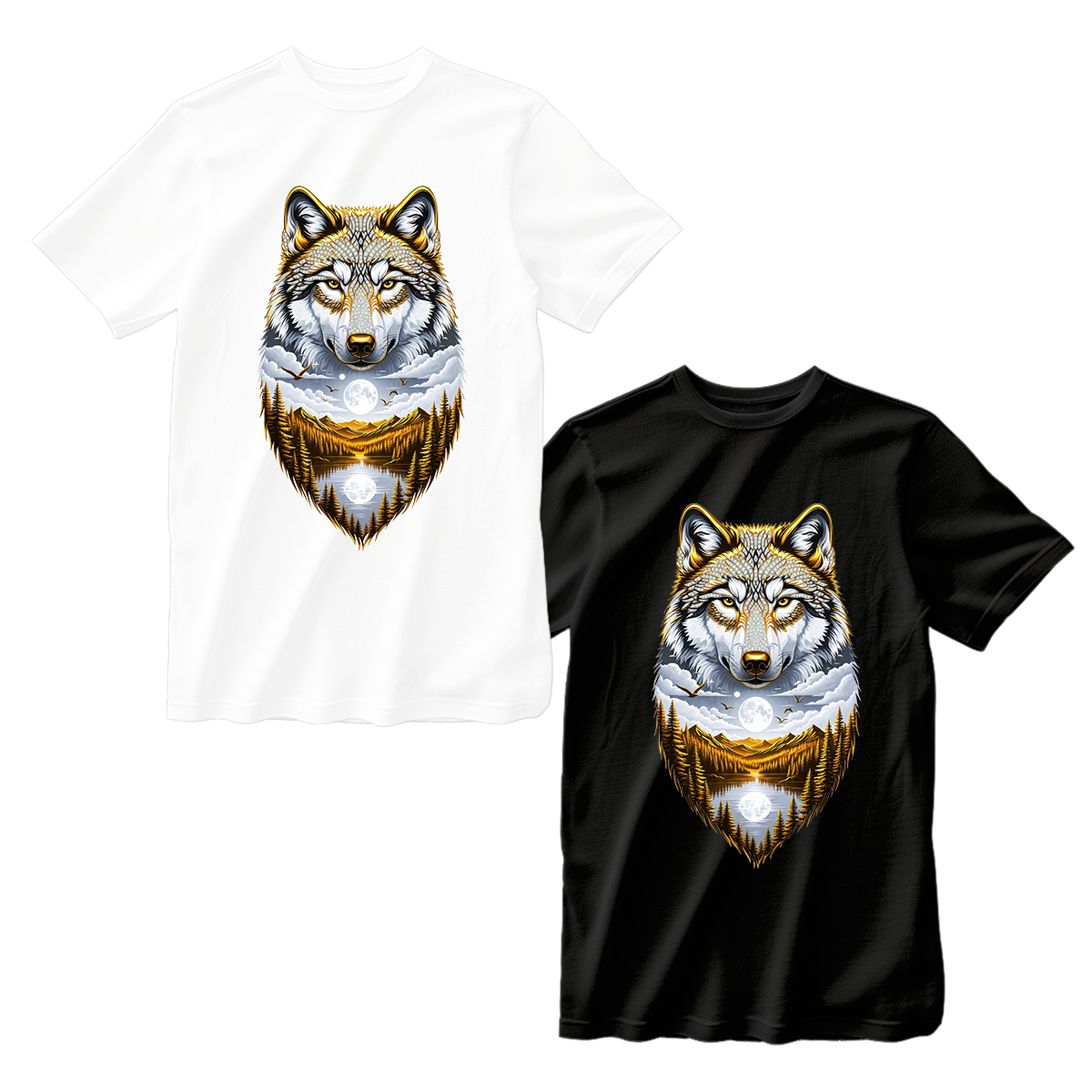 huetitch T-shirt wolf-01-12