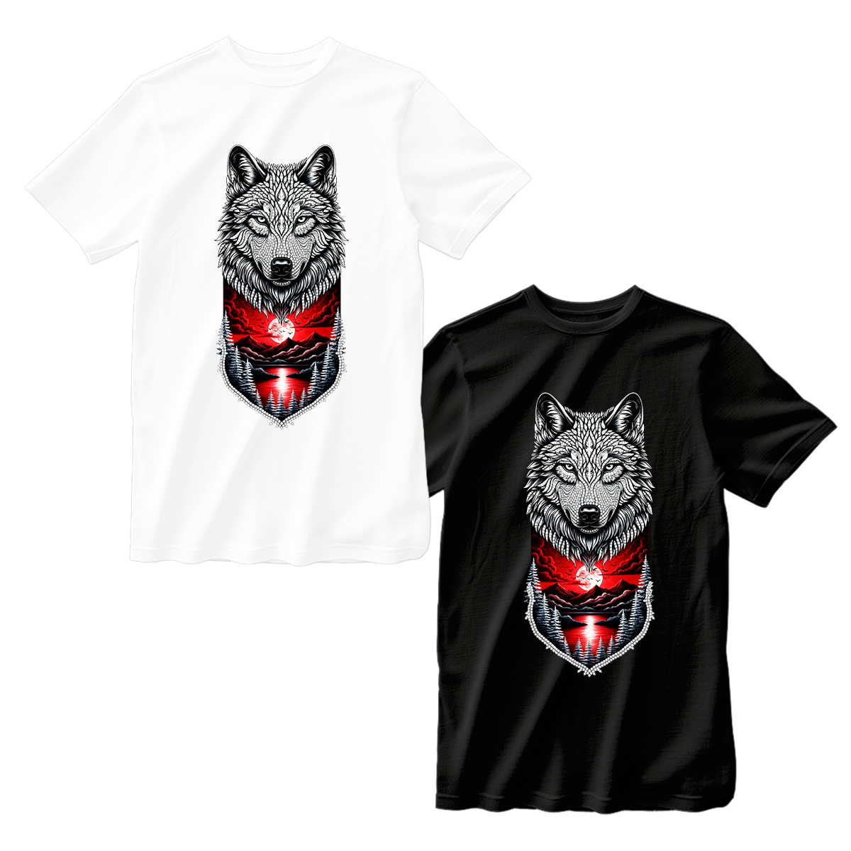 huetitch T-shirt wolf-01-14
