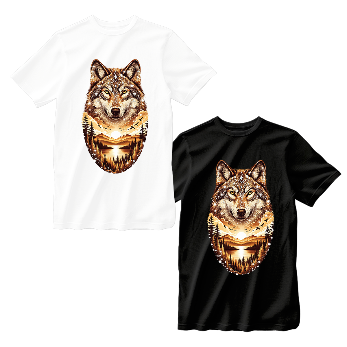 huetitch T-shirt wolf-01-18